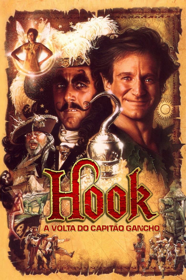 Capa de Hook: A Volta do Capitão Gancho