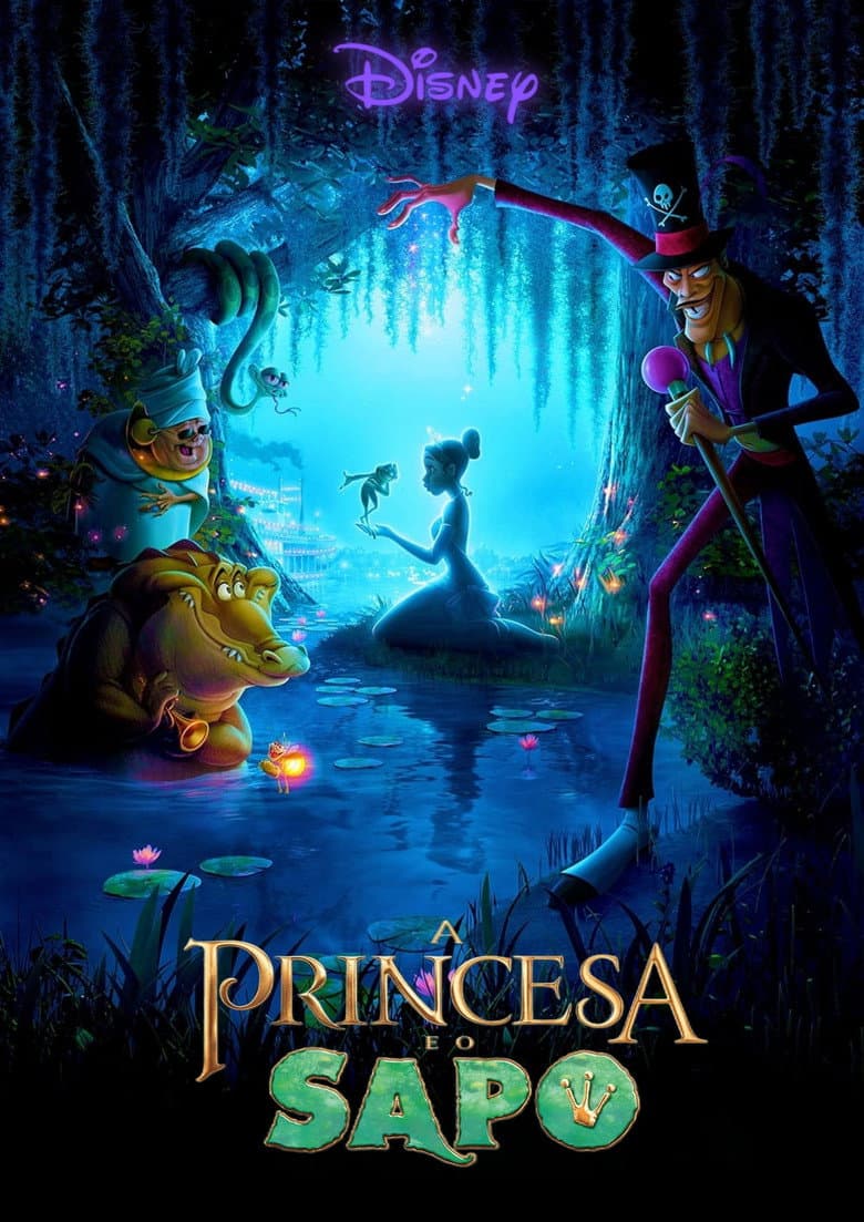 Capa de A Princesa e o Sapo