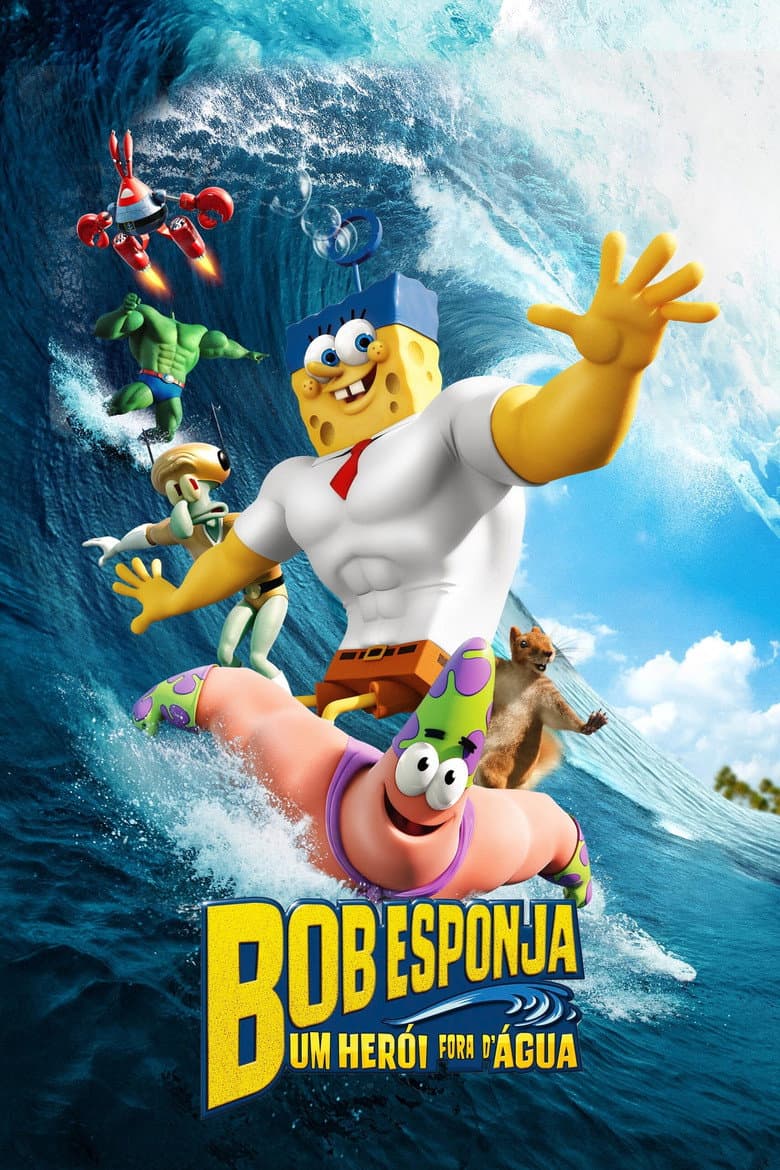 Capa de Bob Esponja: Um Herói Fora D'Água