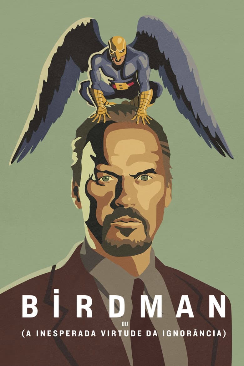 Capa de Birdman ou (A Inesperada Virtude da Ignorância)