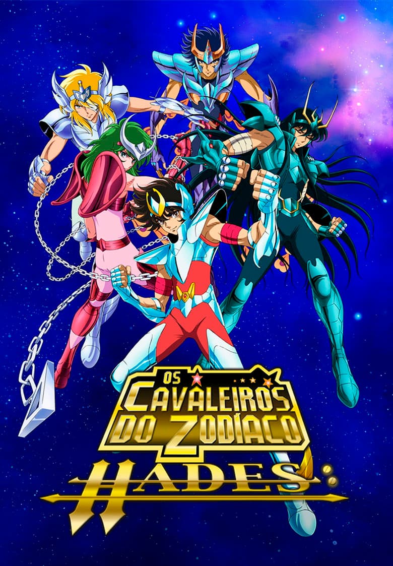 Capa de Os Cavaleiros do Zodíaco: A Saga de Hades