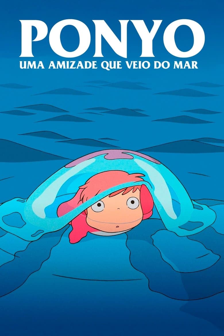 Capa de Ponyo - Uma Amizade que Veio do Mar