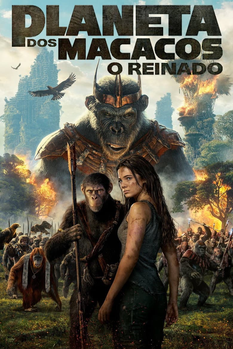 Capa de Planeta dos Macacos: O Reinado