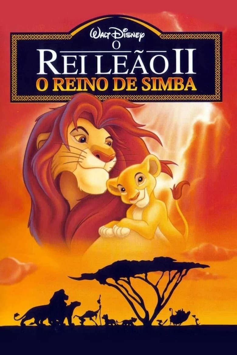 Capa de O Rei Leão II: O Reino de Simba