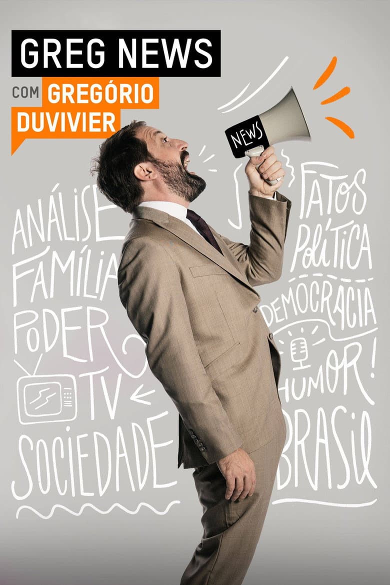 Capa de GREG NEWS com Gregório Duvivier