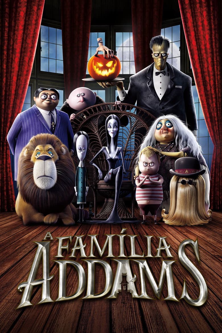 Capa de A Família Addams
