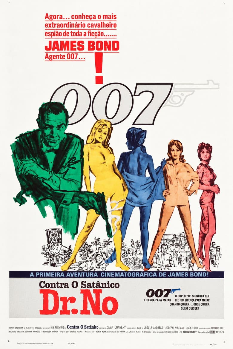 Capa de 007 Contra o Satânico Dr. No