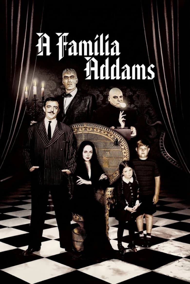 Capa de A Família Addams