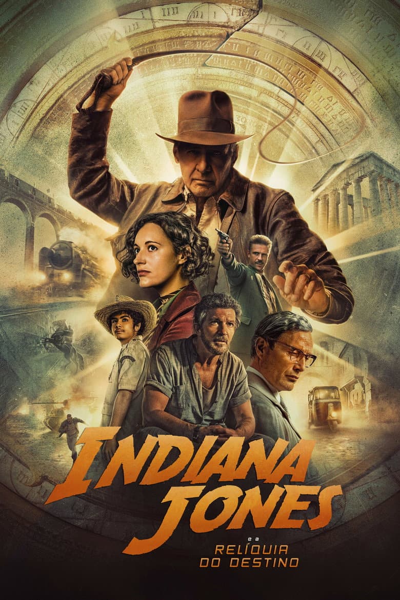Capa de Indiana Jones e A Relíquia do Destino