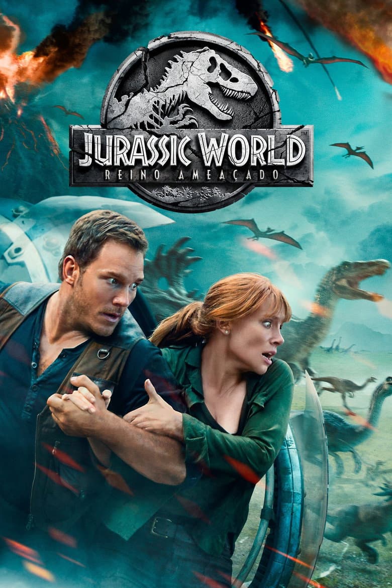 Capa de Jurassic World: Reino Ameaçado