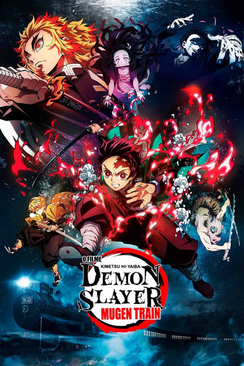 Capa de Demon Slayer: Mugen Train - O Filme