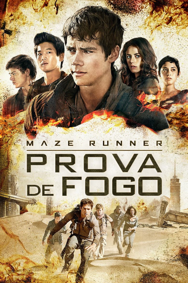 Capa de Maze Runner: Prova de Fogo
