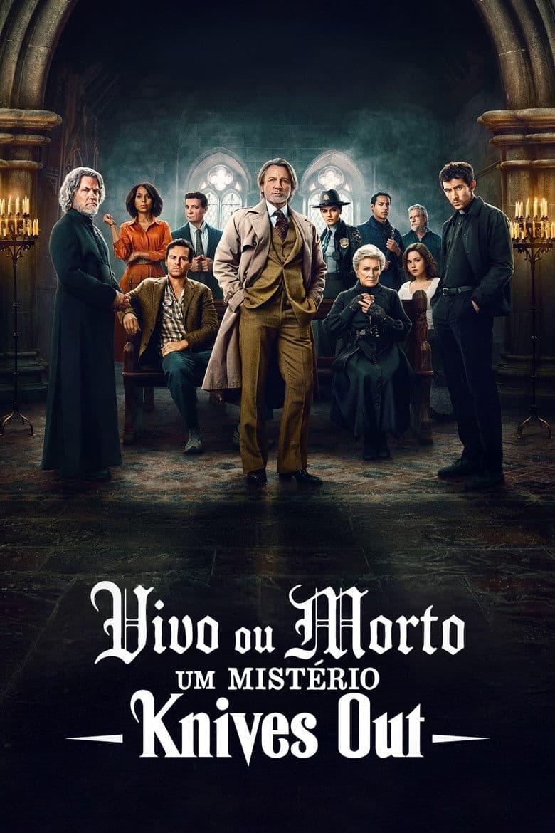 Capa de Vivo ou Morto: Um Mistério Knives Out