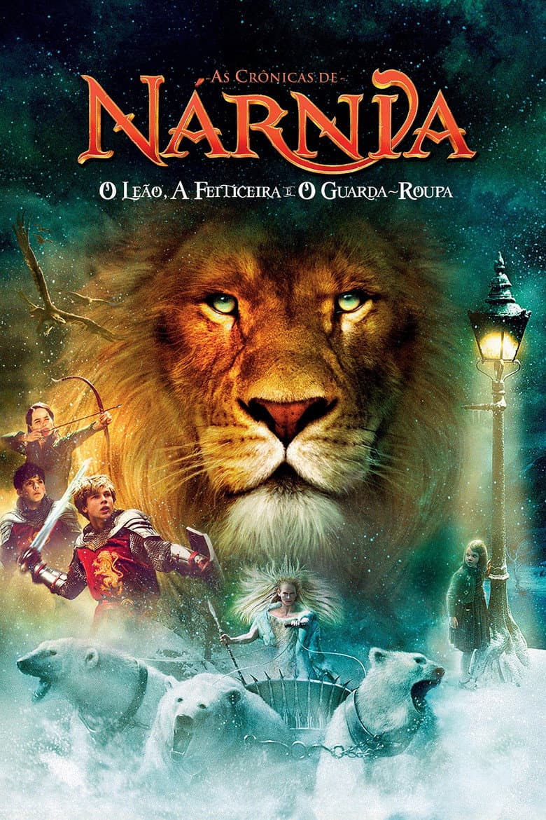 Capa de As Crônicas de Nárnia: O Leão, a Feiticeira e o Guarda-Roupa