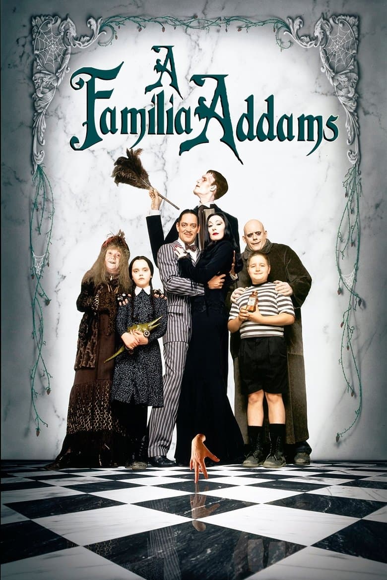 Capa de A Família Addams