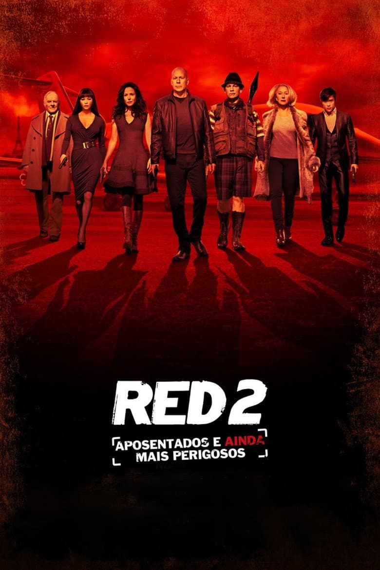 Capa de RED 2: Aposentados e Ainda Mais Perigosos