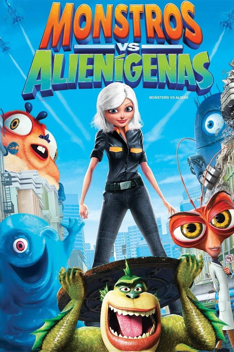 Capa de Monstros vs Alienígenas
