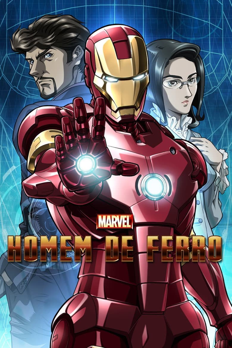 Capa de Marvel Anime: Homem de Ferro