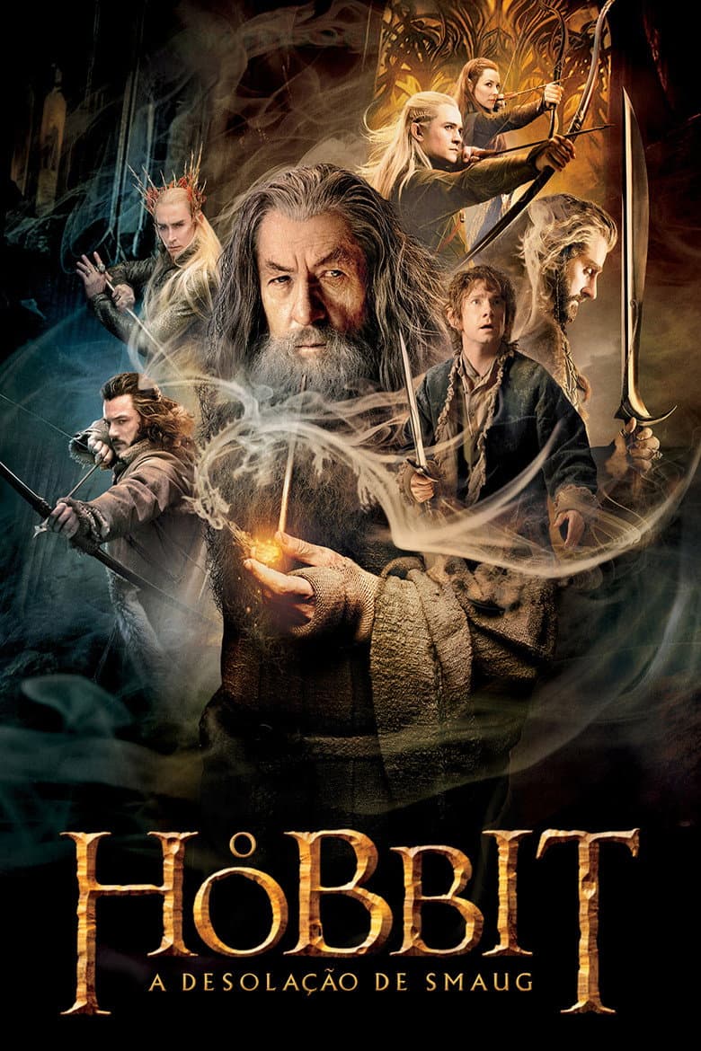 Capa de O Hobbit: A Desolação de Smaug