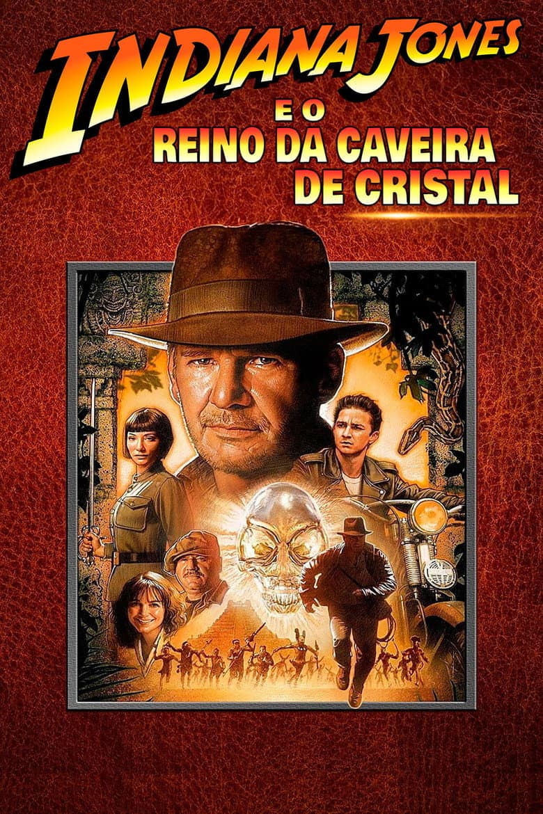 Capa de Indiana Jones e o Reino da Caveira de Cristal
